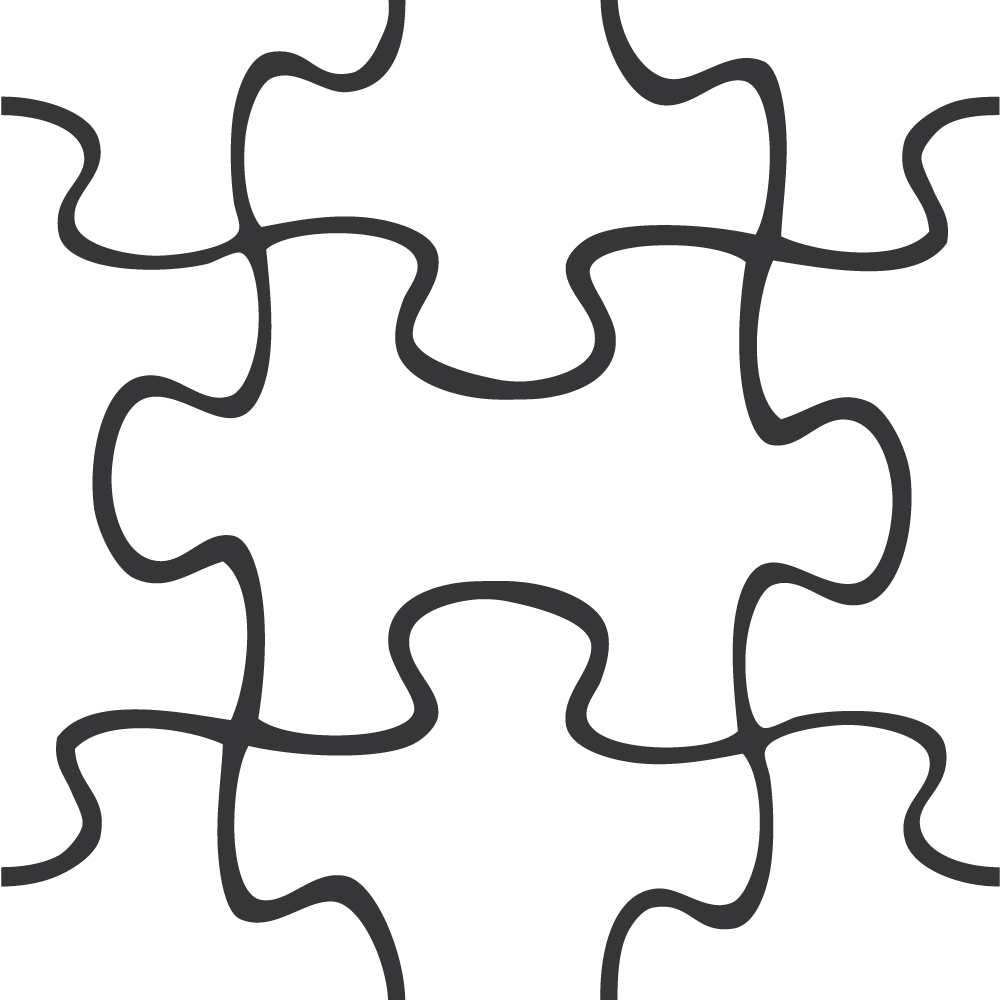 5 Piece Puzzle Template Cliparts co