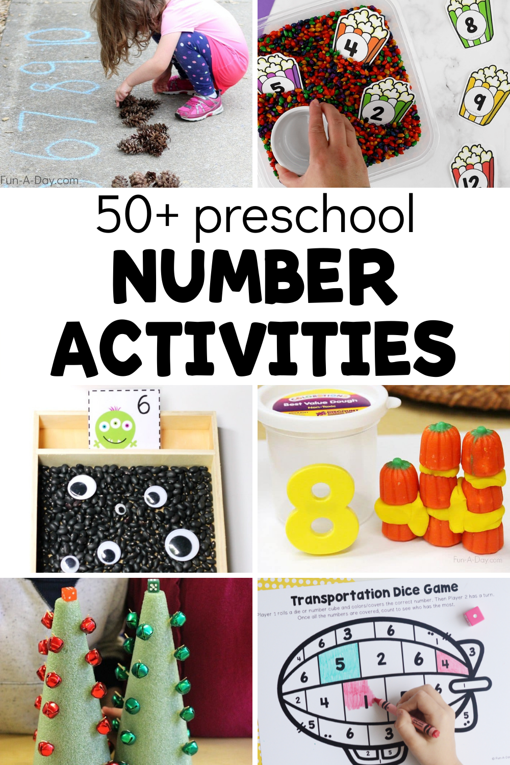 50 Number Activities For Preschoolers Fun A Day 