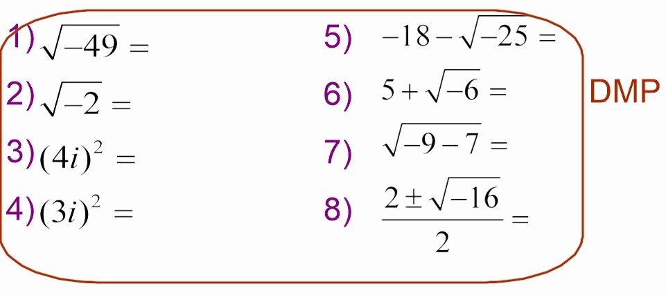 50 Operations With Complex Numbers Worksheet Chessmuseum Template Library