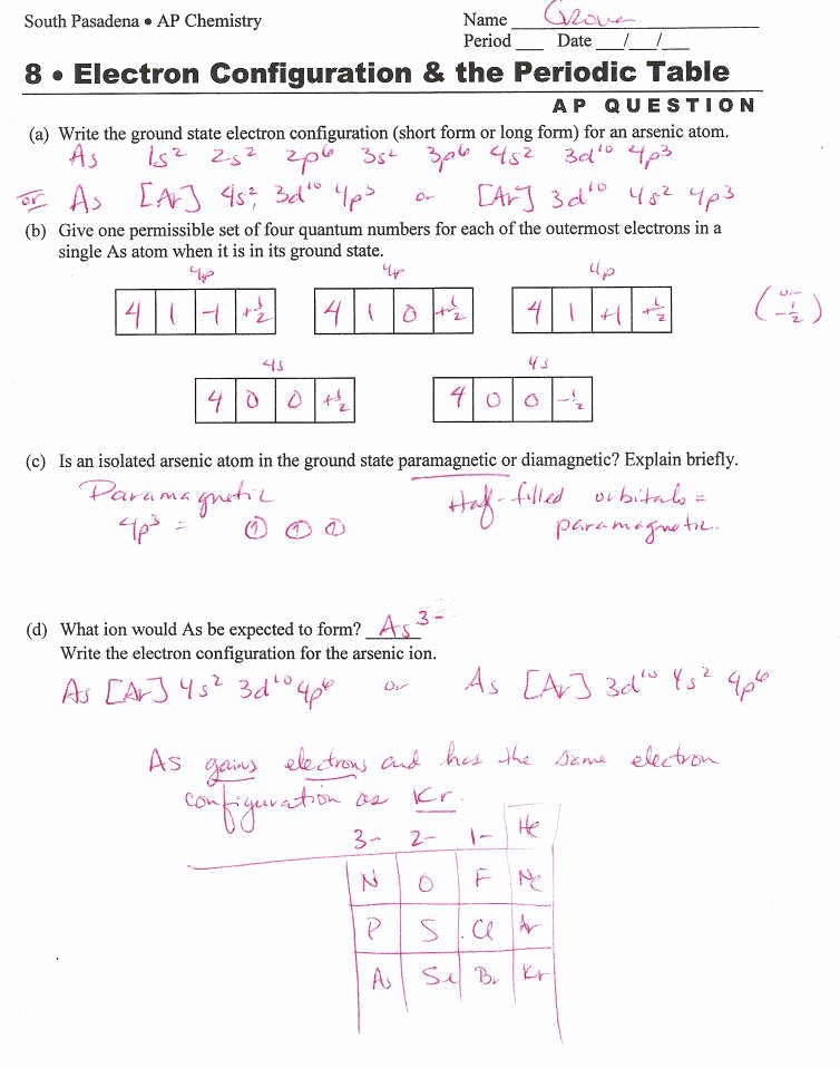 50 Quantum Numbers Practice Worksheet Chessmuseum Template Library