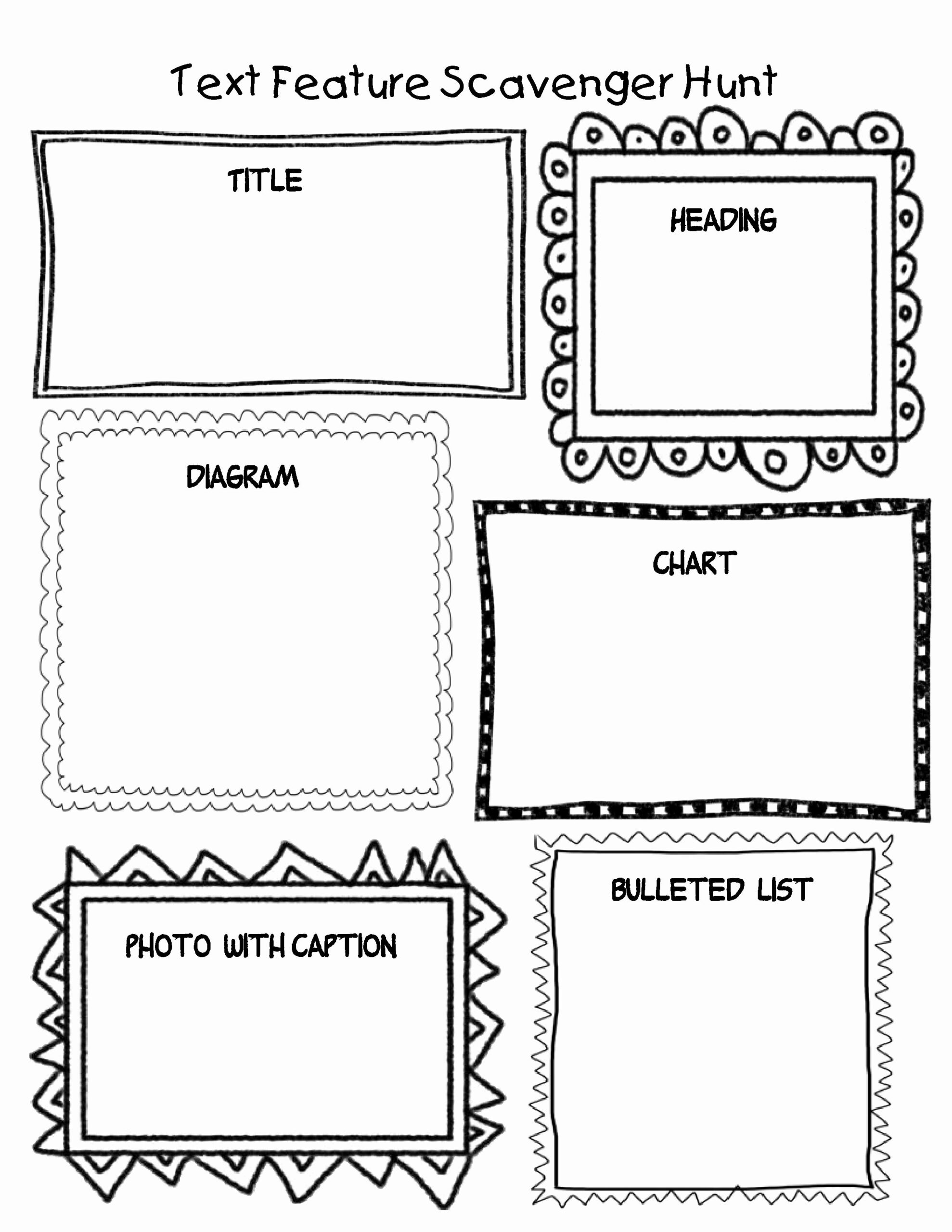 50 Text Features Worksheet 2nd Grade Chessmuseum Template Library