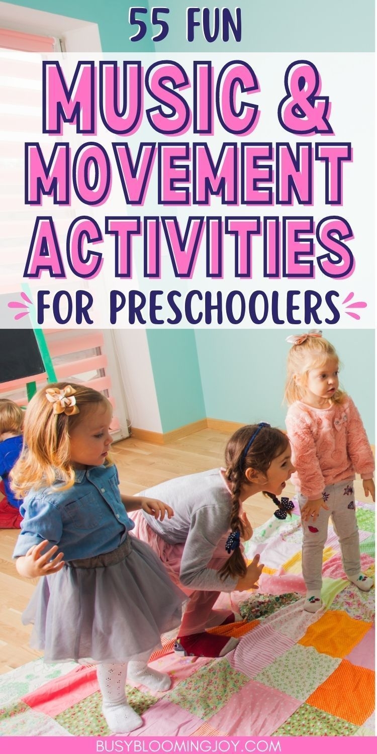 55 Fun Music And Movement Activities For Preschoolers Preschool Music