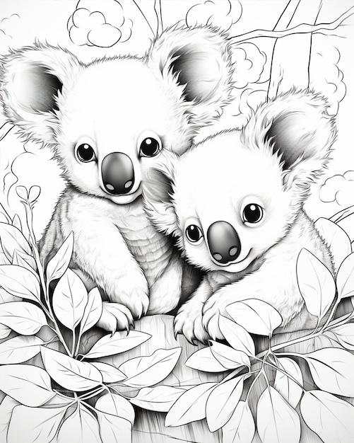 6 000 Printable Koalas Pictures