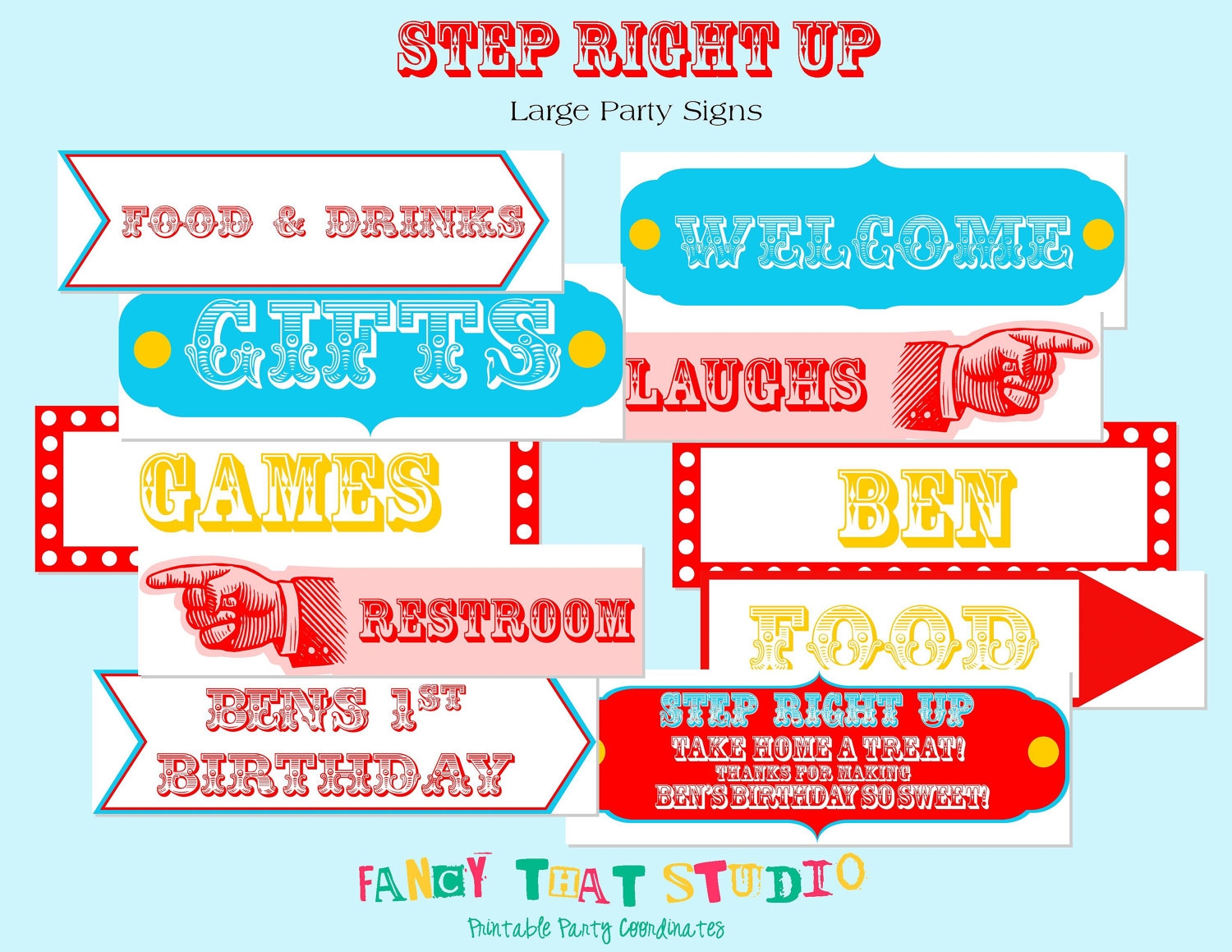 6 Best Images Of Free Printable Circus Carnival Signs Printable 