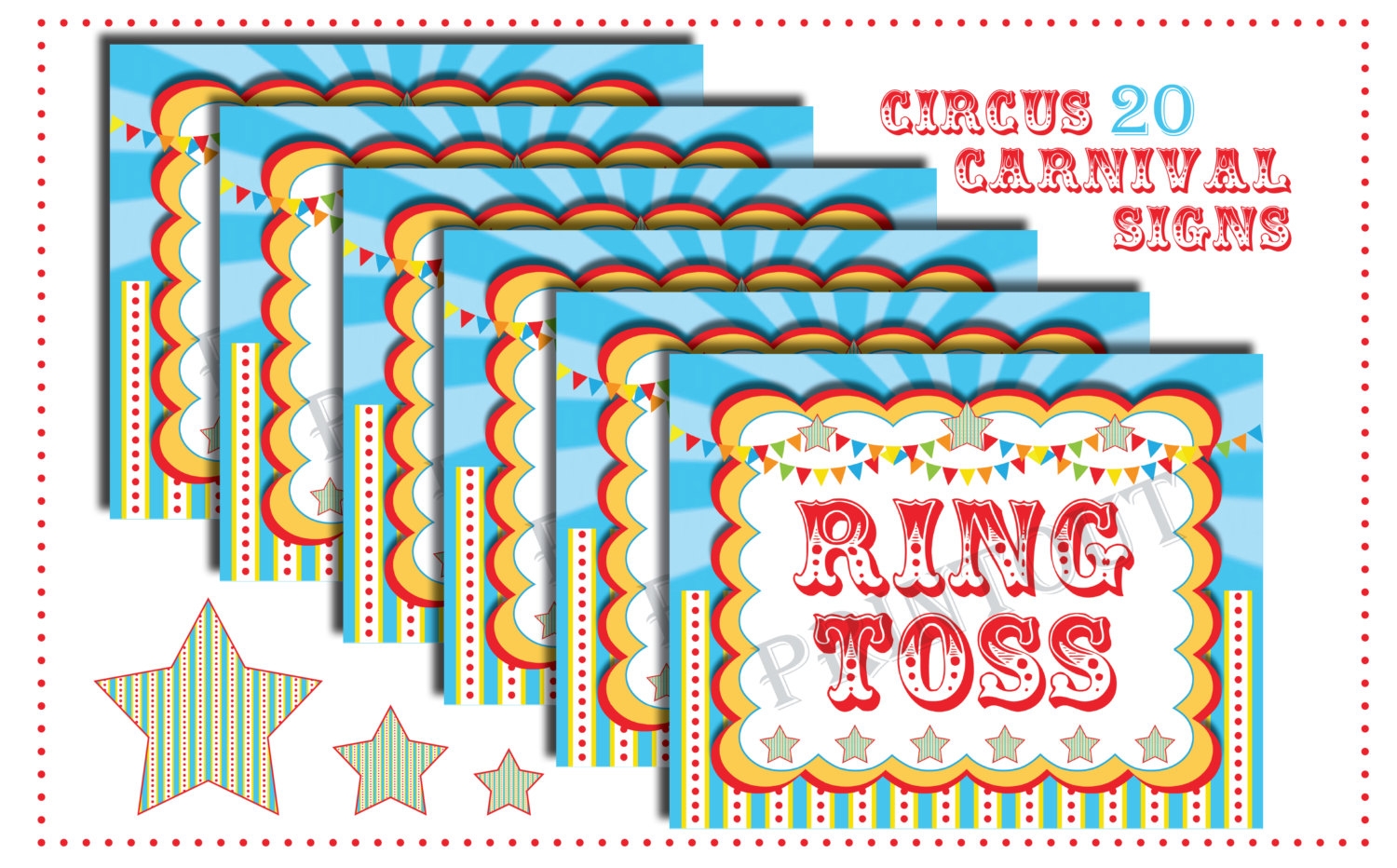 free printable circus games