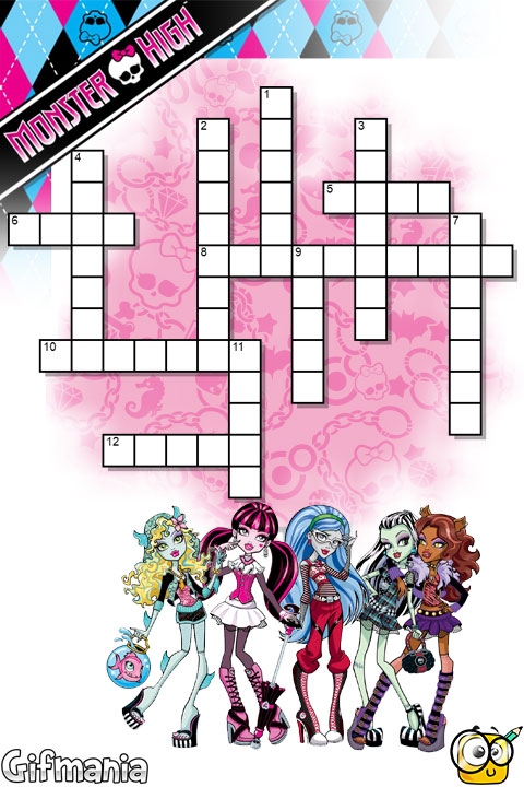 6 Best Images Of Monster High Printable Activities Monster High 