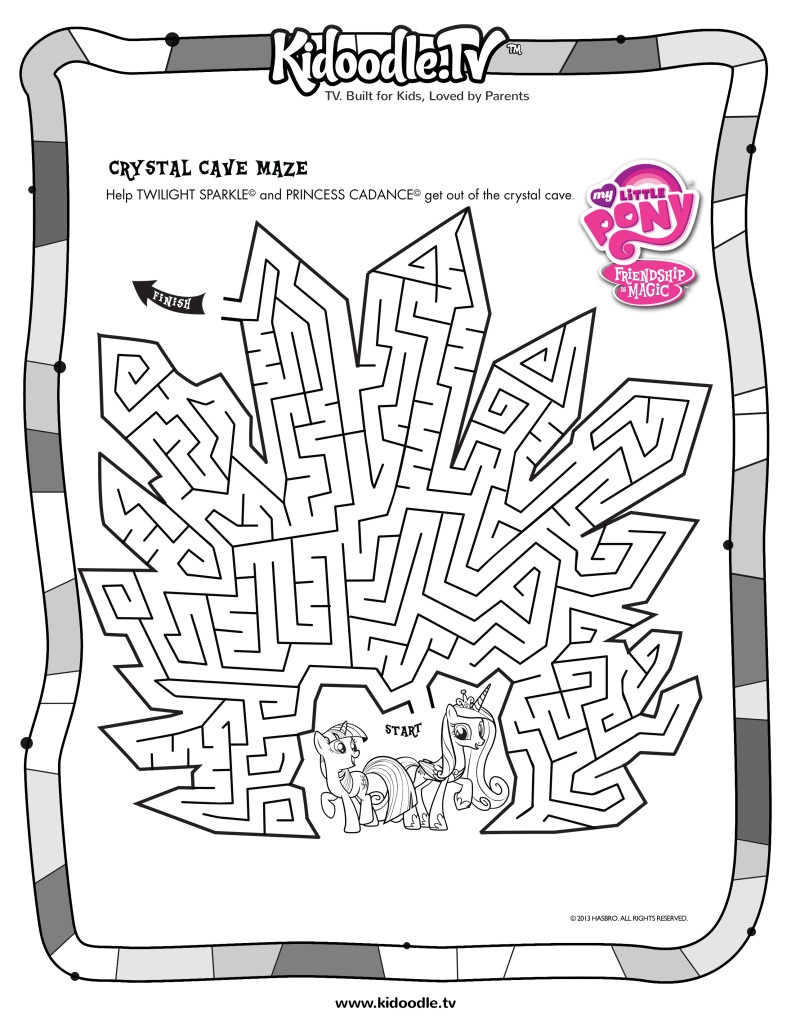 6 Best Images Of My Little Pony Activities Printable My Little Pony 