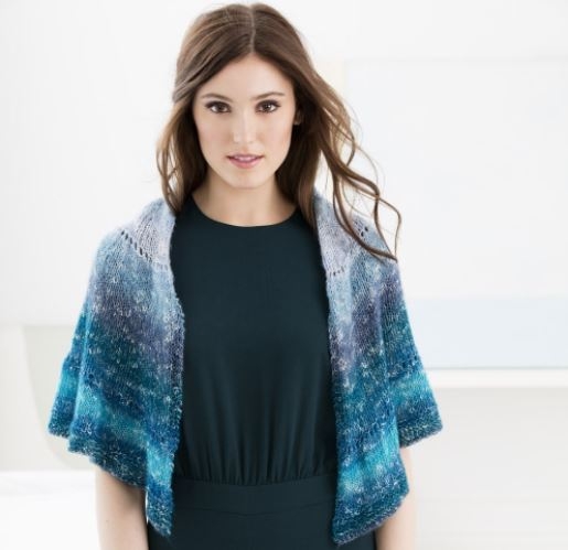 lion brand shawl in a ball colors
