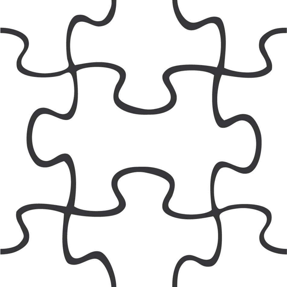 5 piece puzzle template free