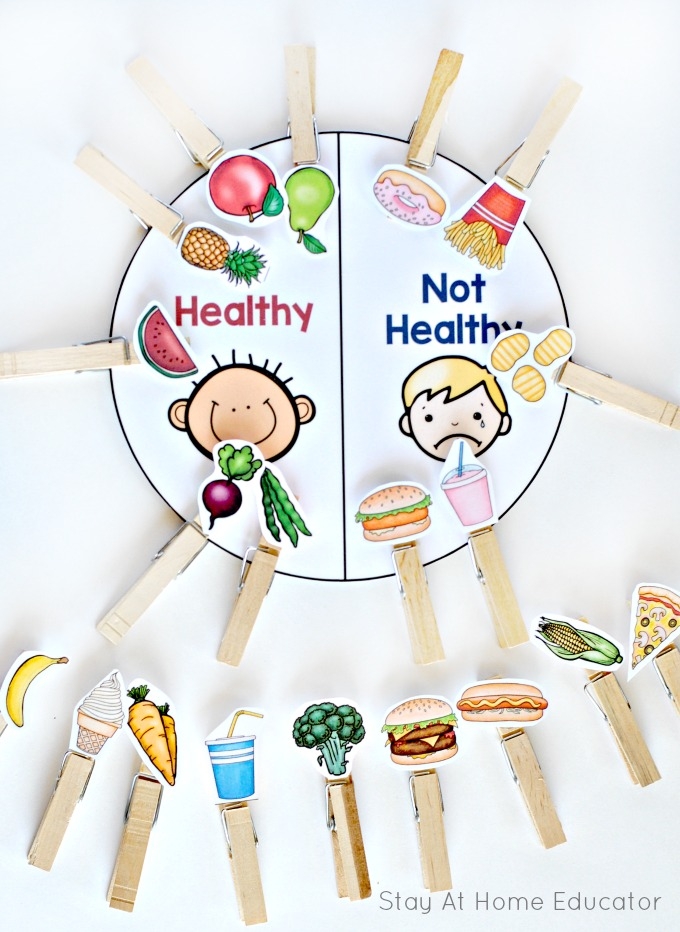 6 Printable Food And Nutrition Activities For Preschoolers