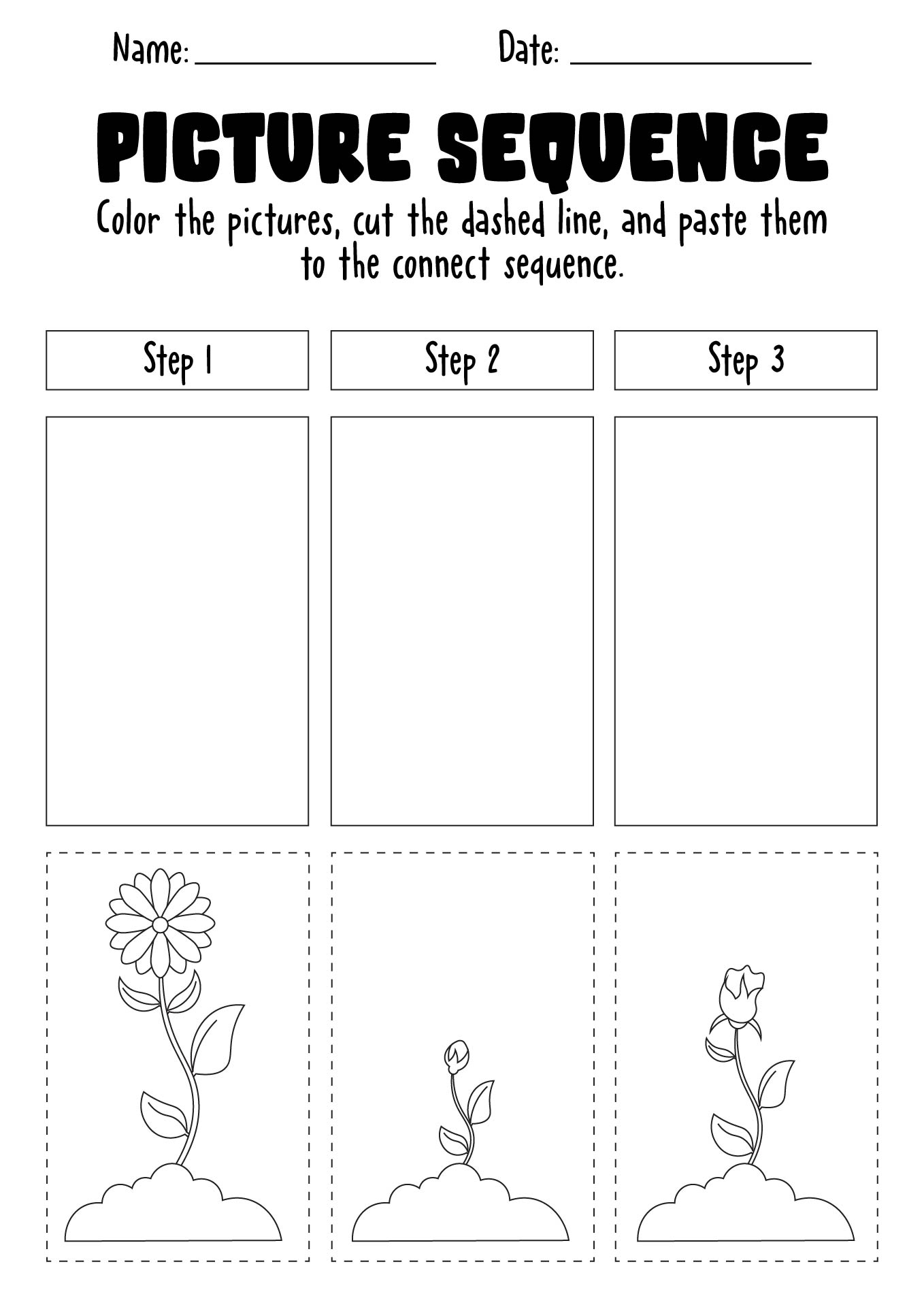 6 Step Sequencing Pictures Printable Free Web These Free Winter And 