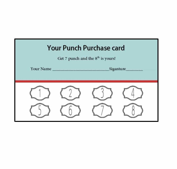 62 The Best Free Printable Loyalty Card Template PSD File With Free 