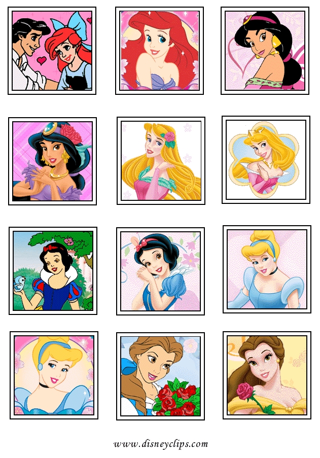 7 Best Images Of Free Printable Disney Princess Games Imagenes De Las 