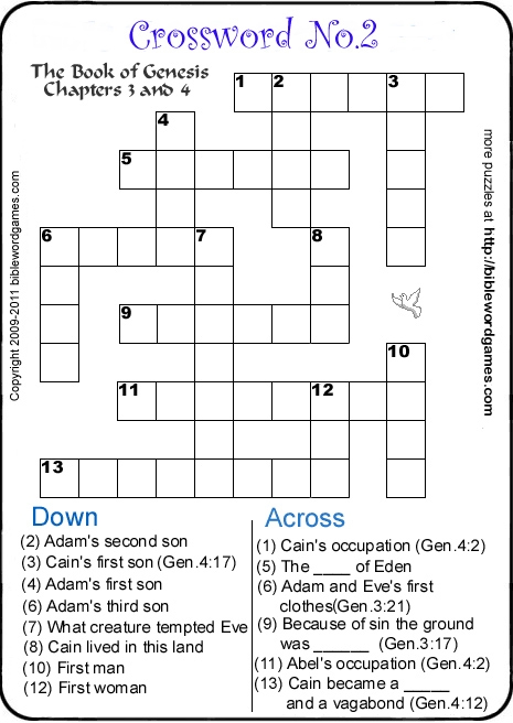 7 Best Images Of Printable Christian Games And Puzzles Free Printable 