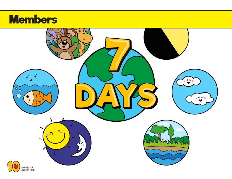 7 Days Of Creation Printable