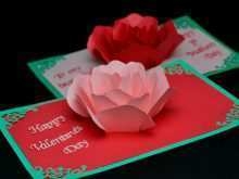 73 The Best Free Printable Valentine Pop Up Card Templates Now For Free 