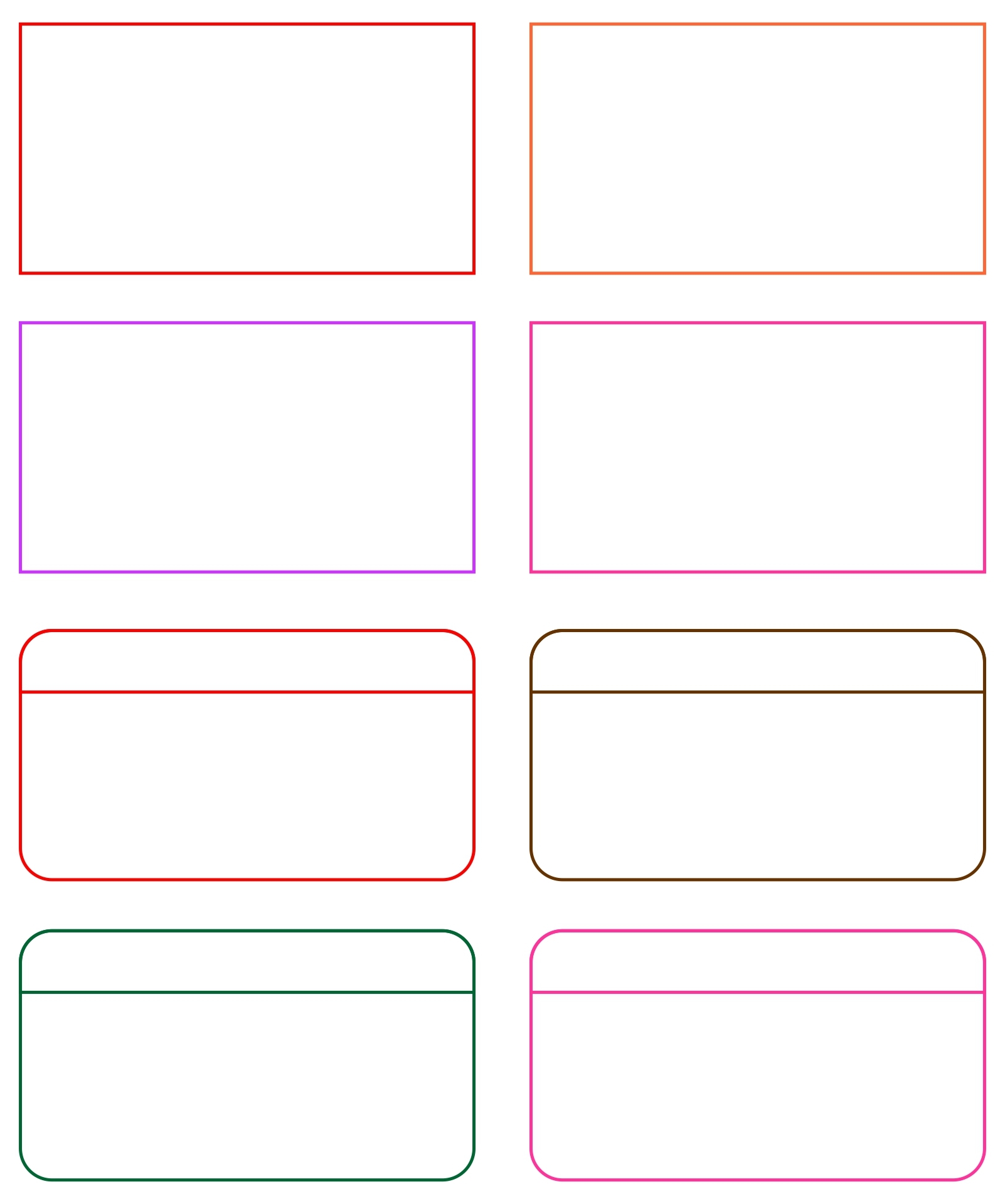 printable photo card template