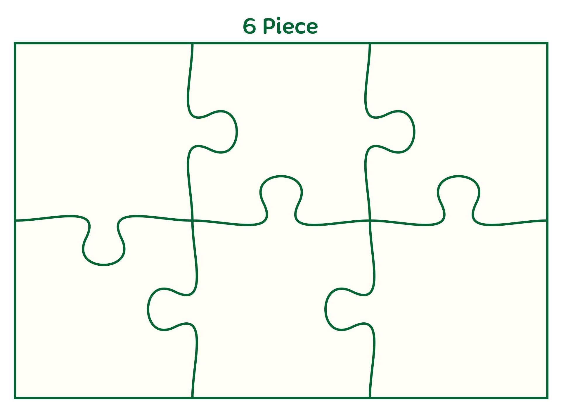 9 Piece Jigsaw Puzzle Template 10 Free PDF Printables Printablee