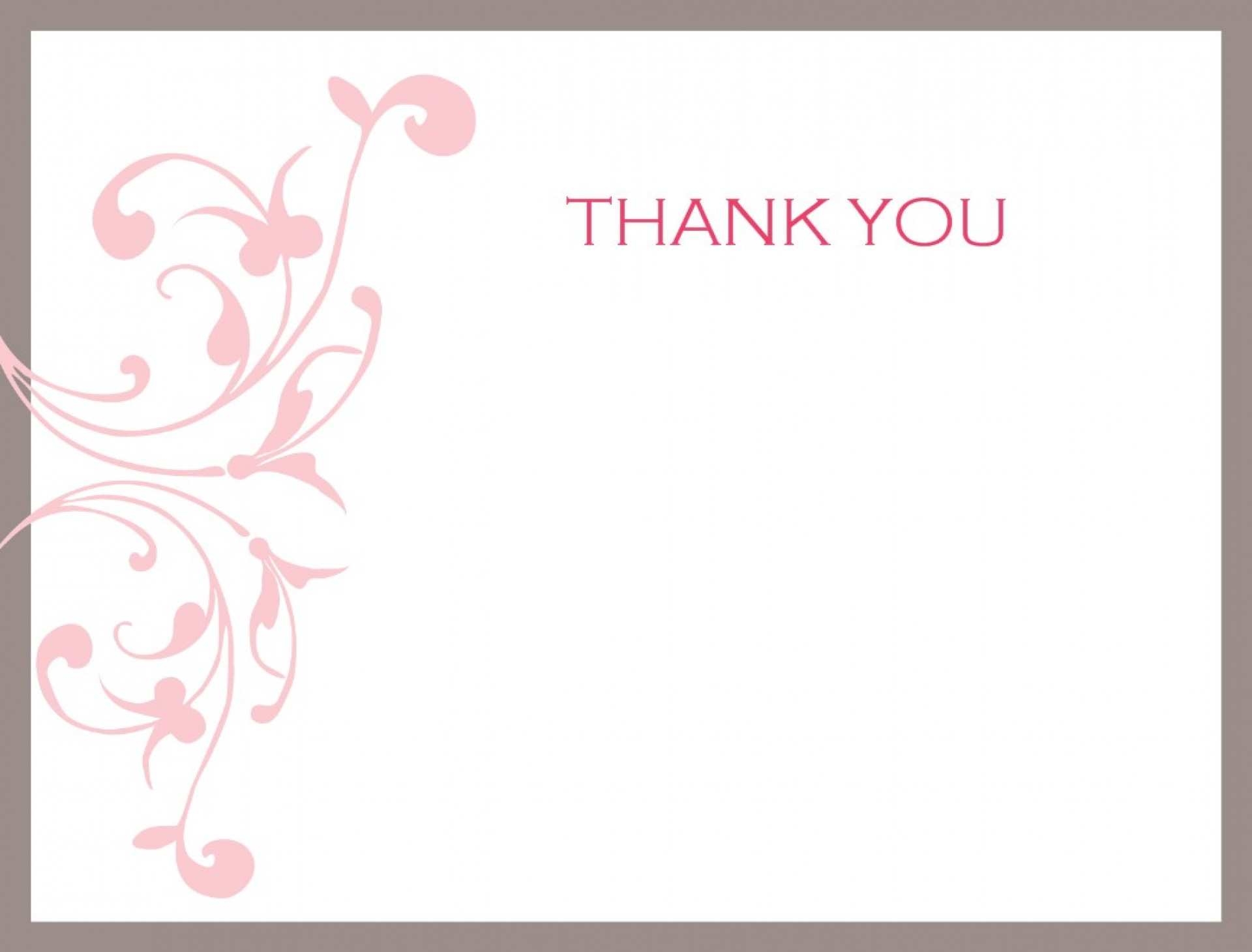 98 Report Birthday Thank You Card Template Word With Stunning Design 