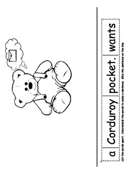 A Pocket For Corduroy Activities By Barbara Town TpT