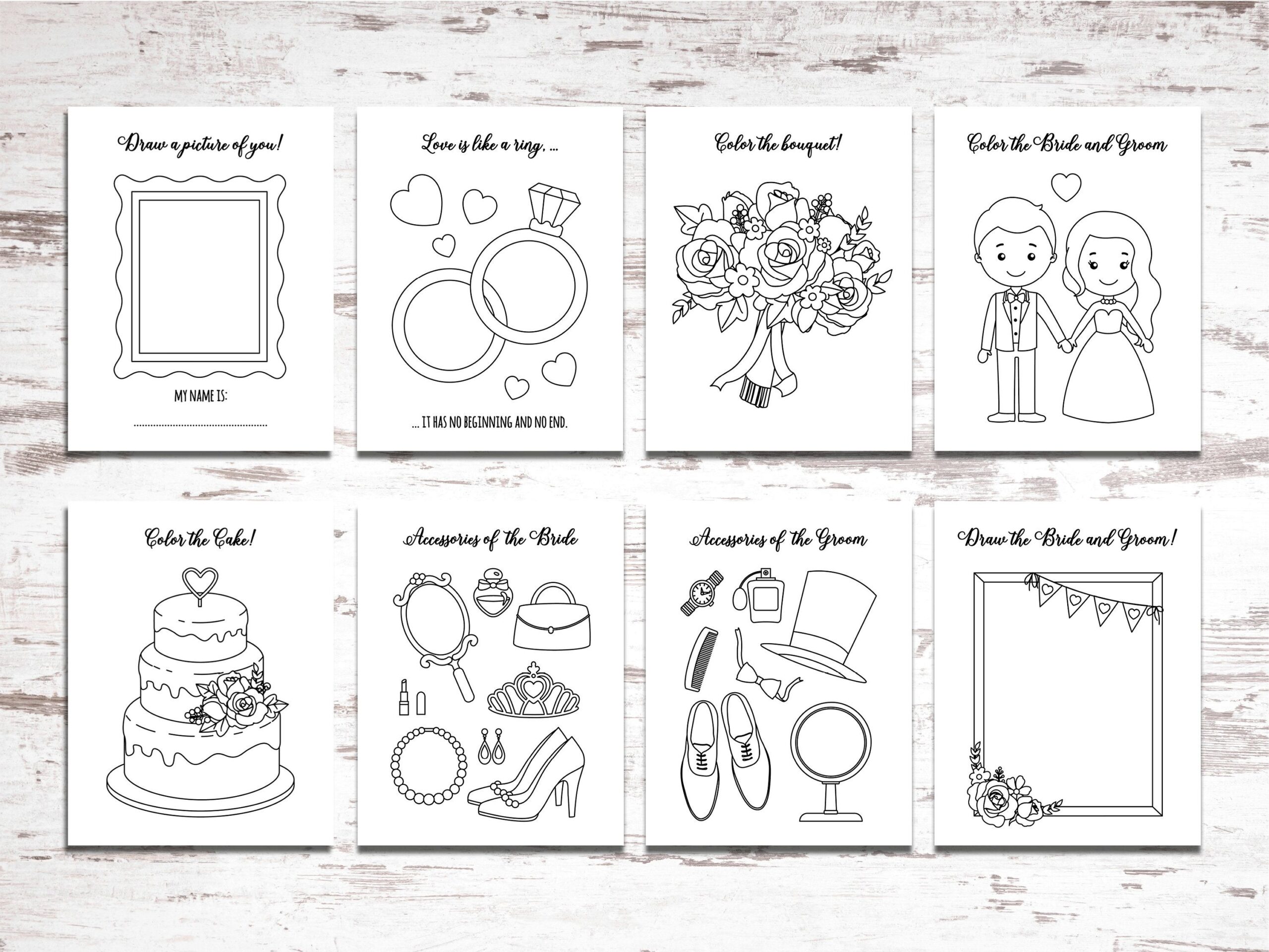 printable free wedding activity book pdf free download