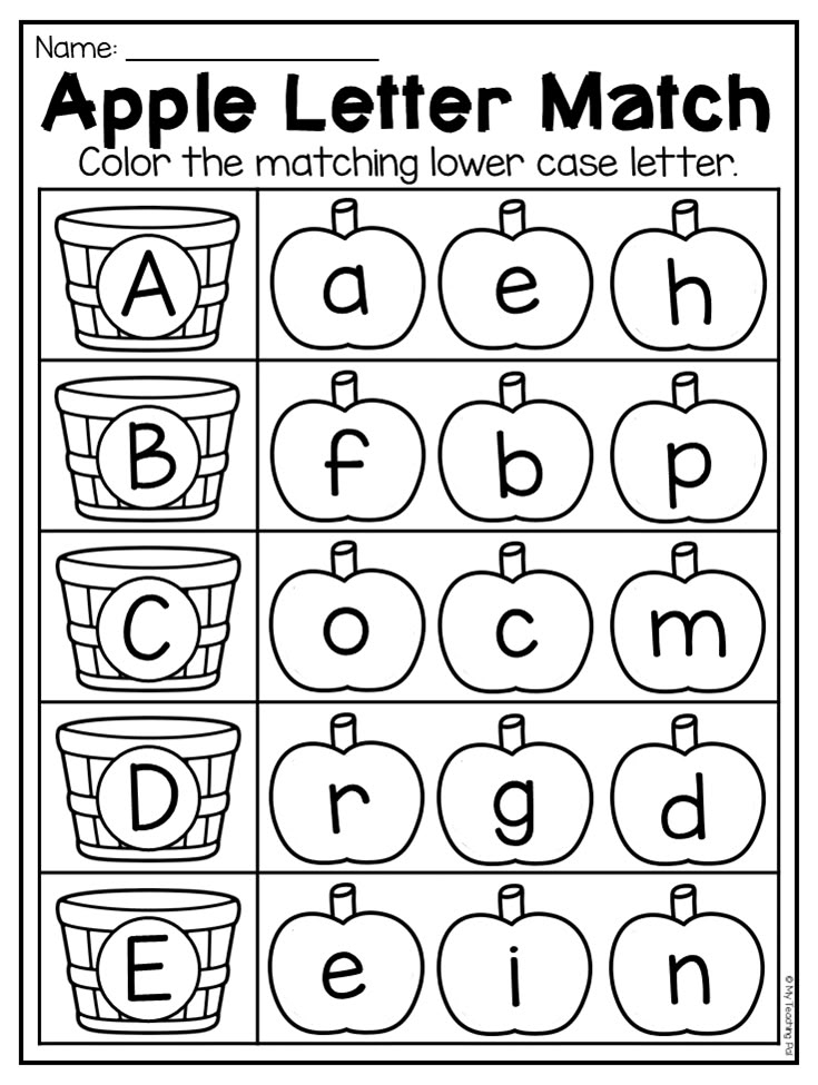 Abc Activity Sheets For Preschoolers