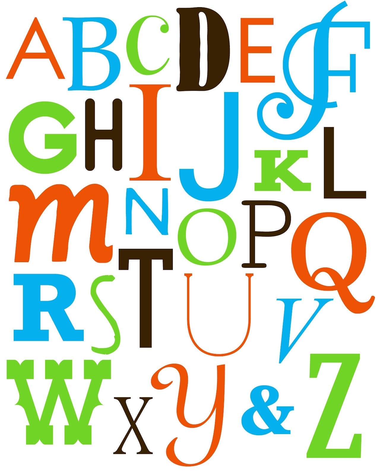 ABC Printable For Children Activity Shelter