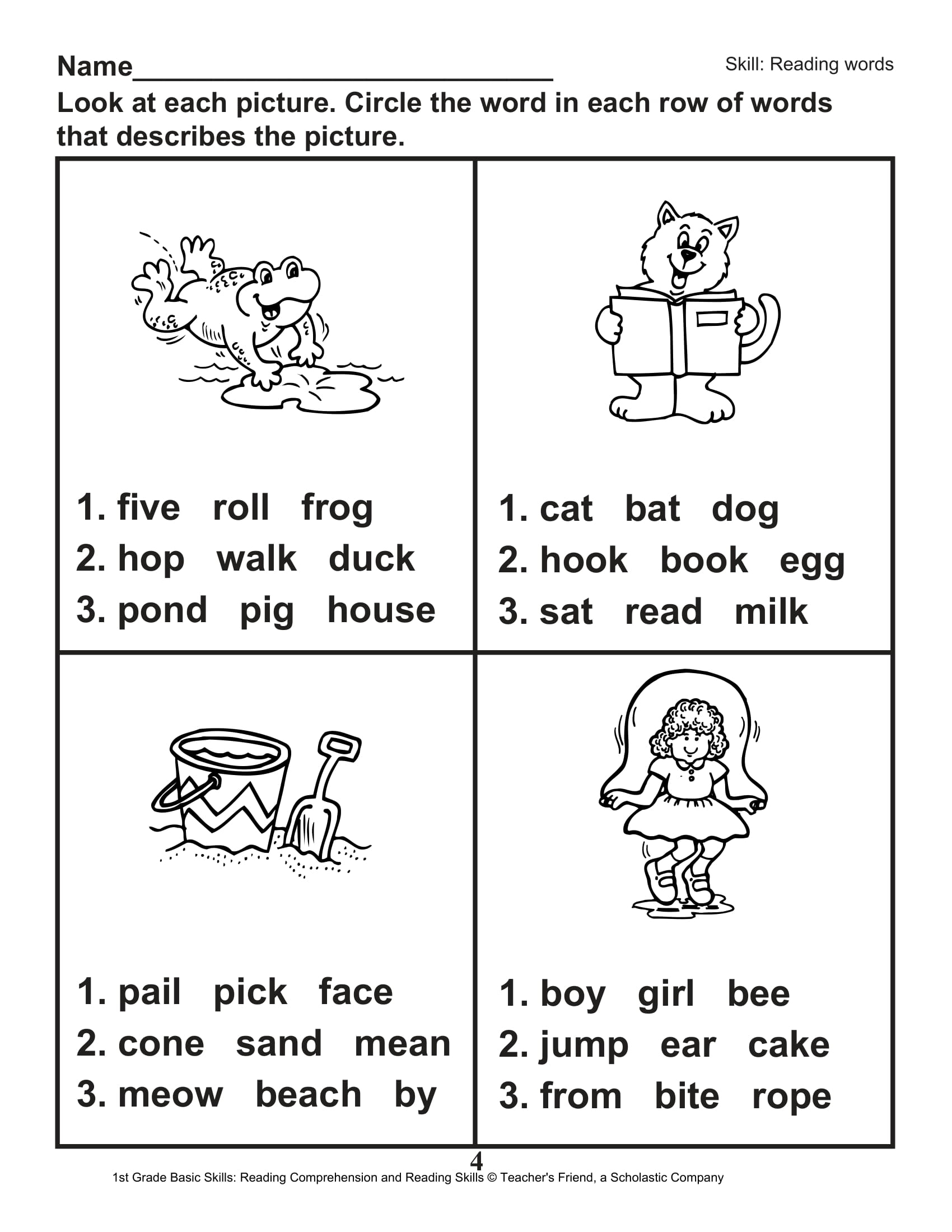 Activities For First Graders