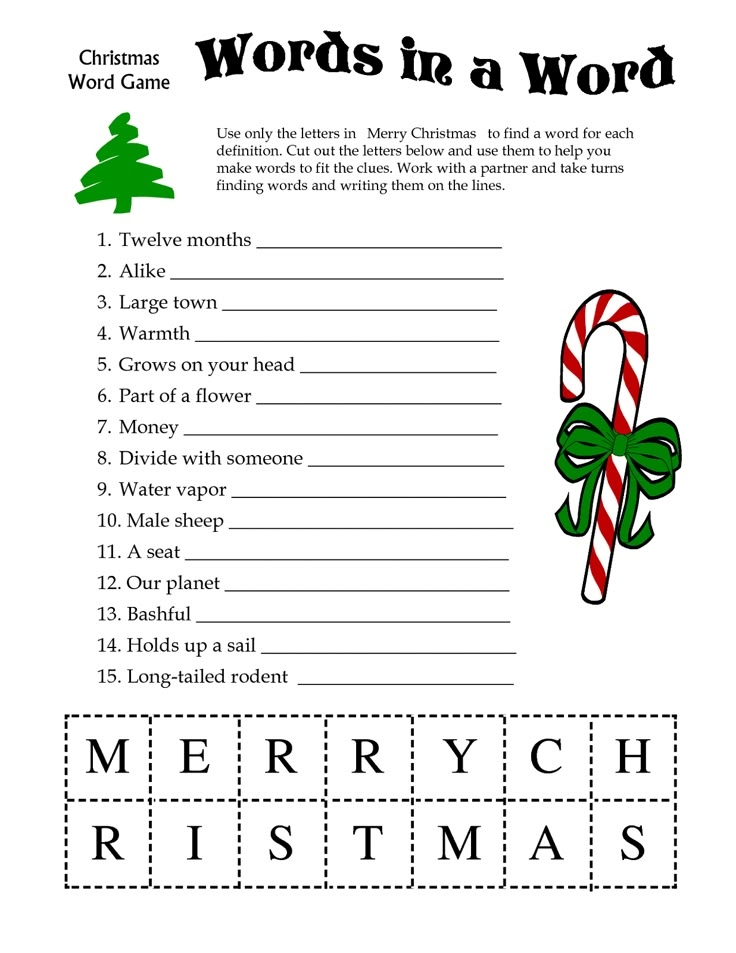 Activity Printables For Adults