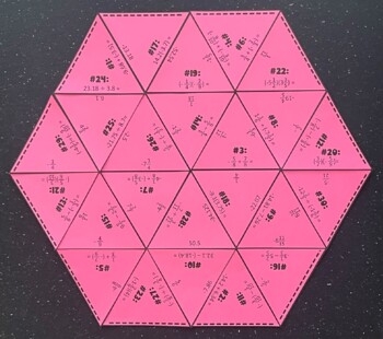 Add Subtract Multiply Divide Rational Numbers Puzzle By Lisa 