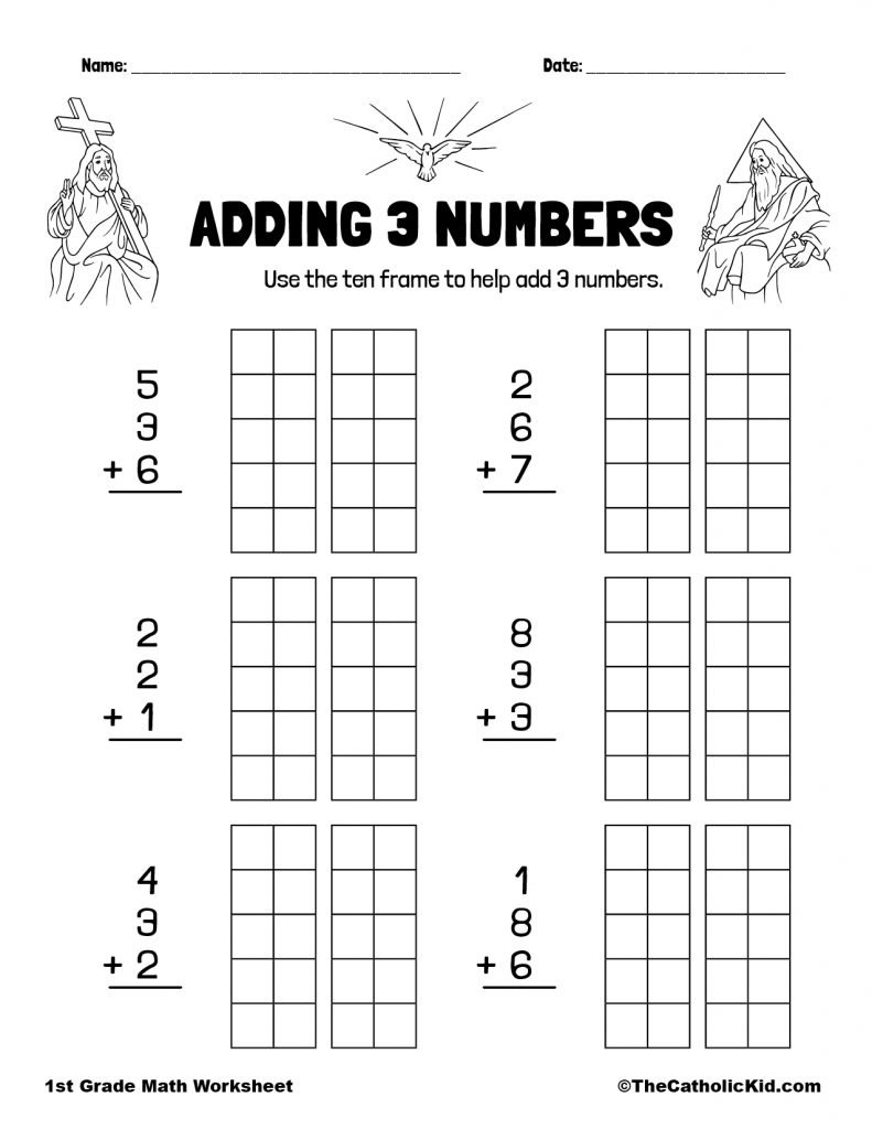 Adding 3 Numbers TheCatholicKid