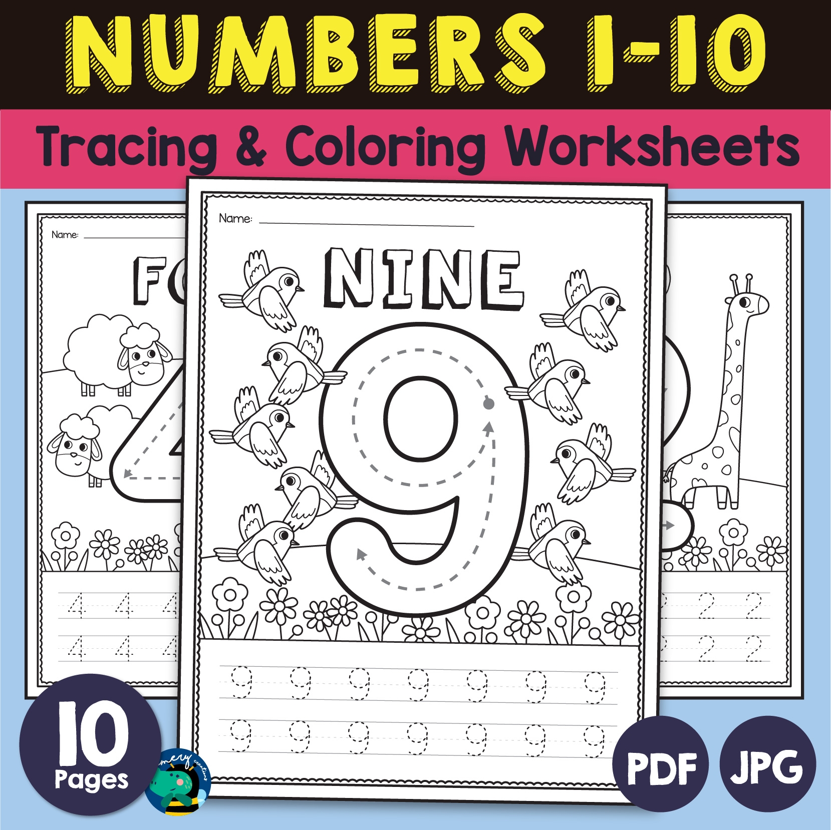 Adding Numbers 1 10 Worksheets Free Worksheets Printable