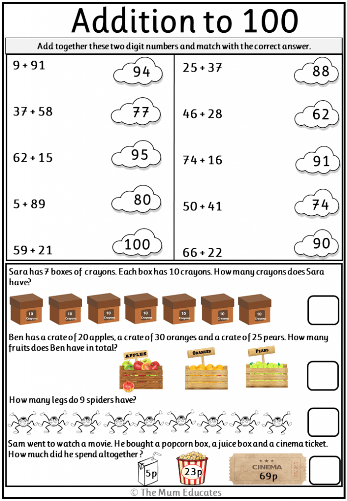 Adding Numbers 1 To 100 Worksheets 2022 NumbersWorksheets