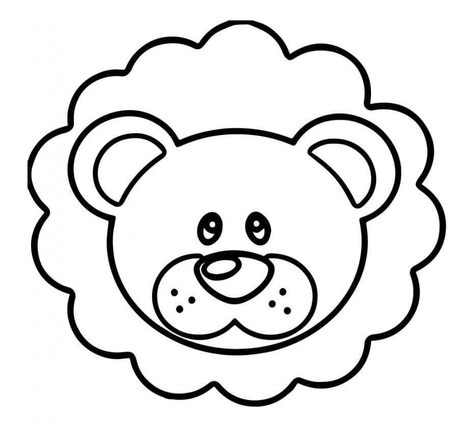 Adorable Lion Face