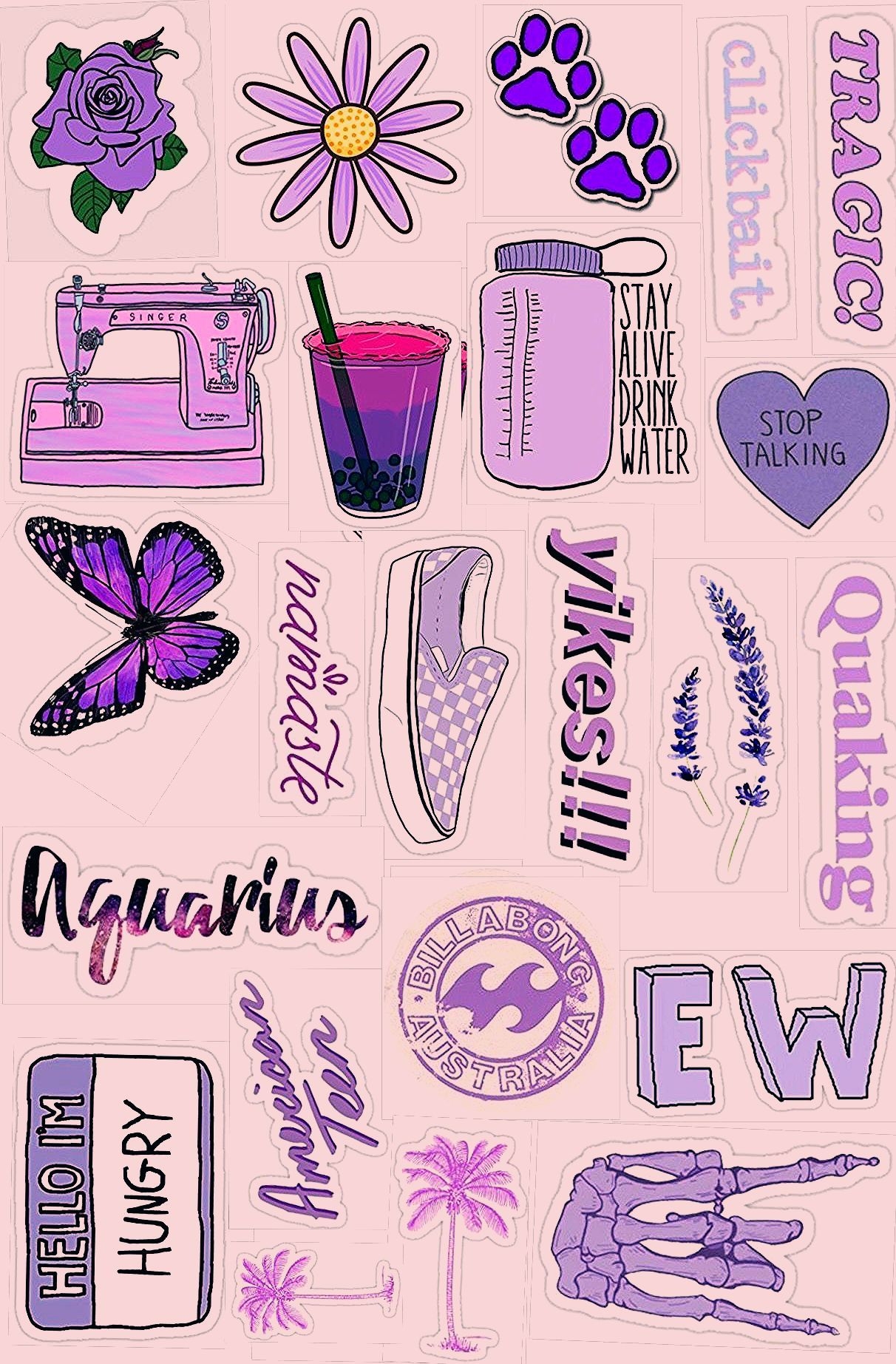 Aesthetic Printable Stickers Printable New Year Banners