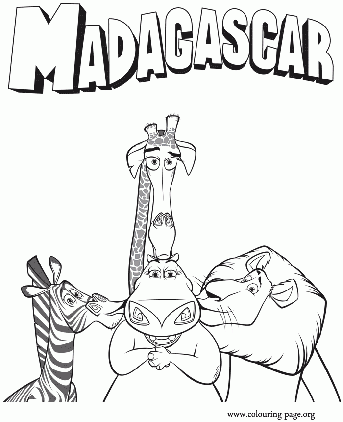 Alex The Lion Coloring Page Coloring Home