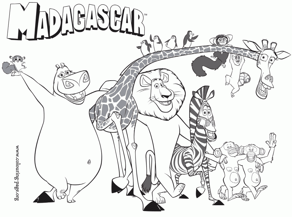Alex The Lion Coloring Page Coloring Home
