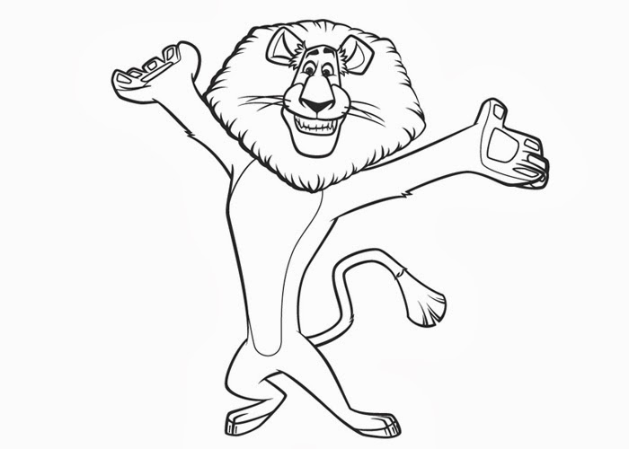 Alex The Lion Coloring Pages Free Coloring Pages And Coloring Books 