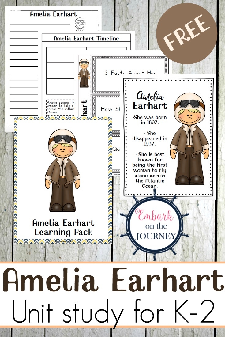 All About Amelia Earhart Worksheets Activities For Kids Amelia 