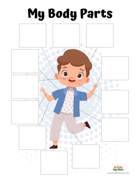 Ambientalista Concerto Adattamento My Body Parts Free Printable Puzzles 