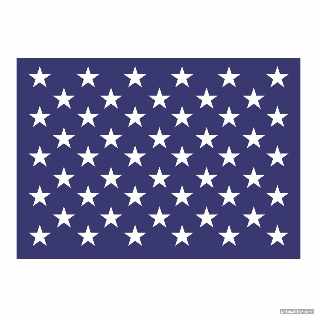 American Flag Stars Stencil Printable Gridgit