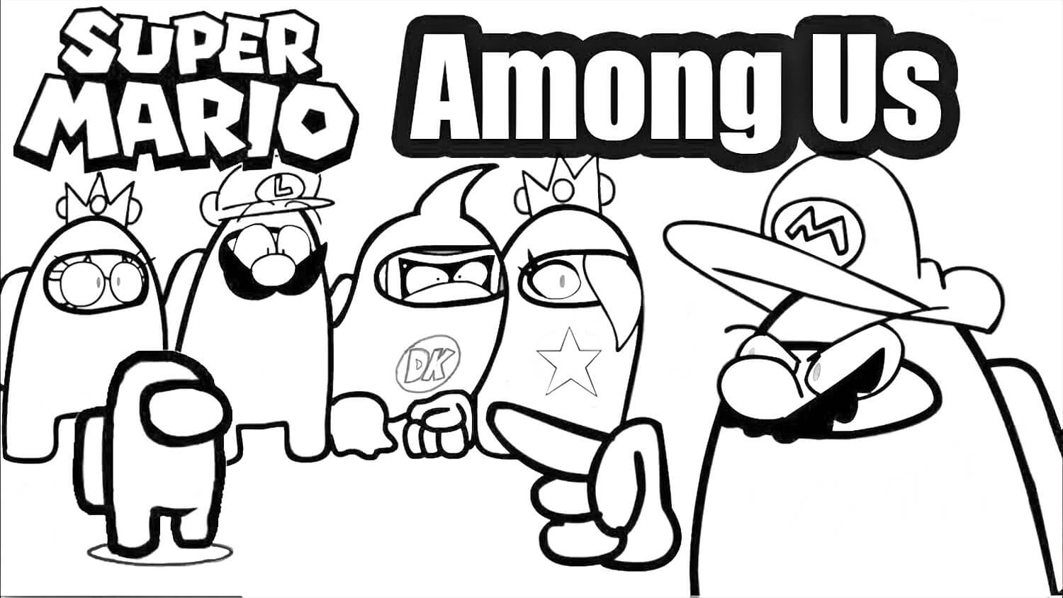Among Us Printable Activities