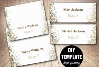 Amscan Templates Place Cards New Professional Template In Throughout 
