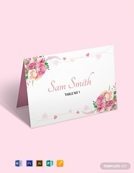 Amscan Templates Place Cards New Professional Template In Throughout 