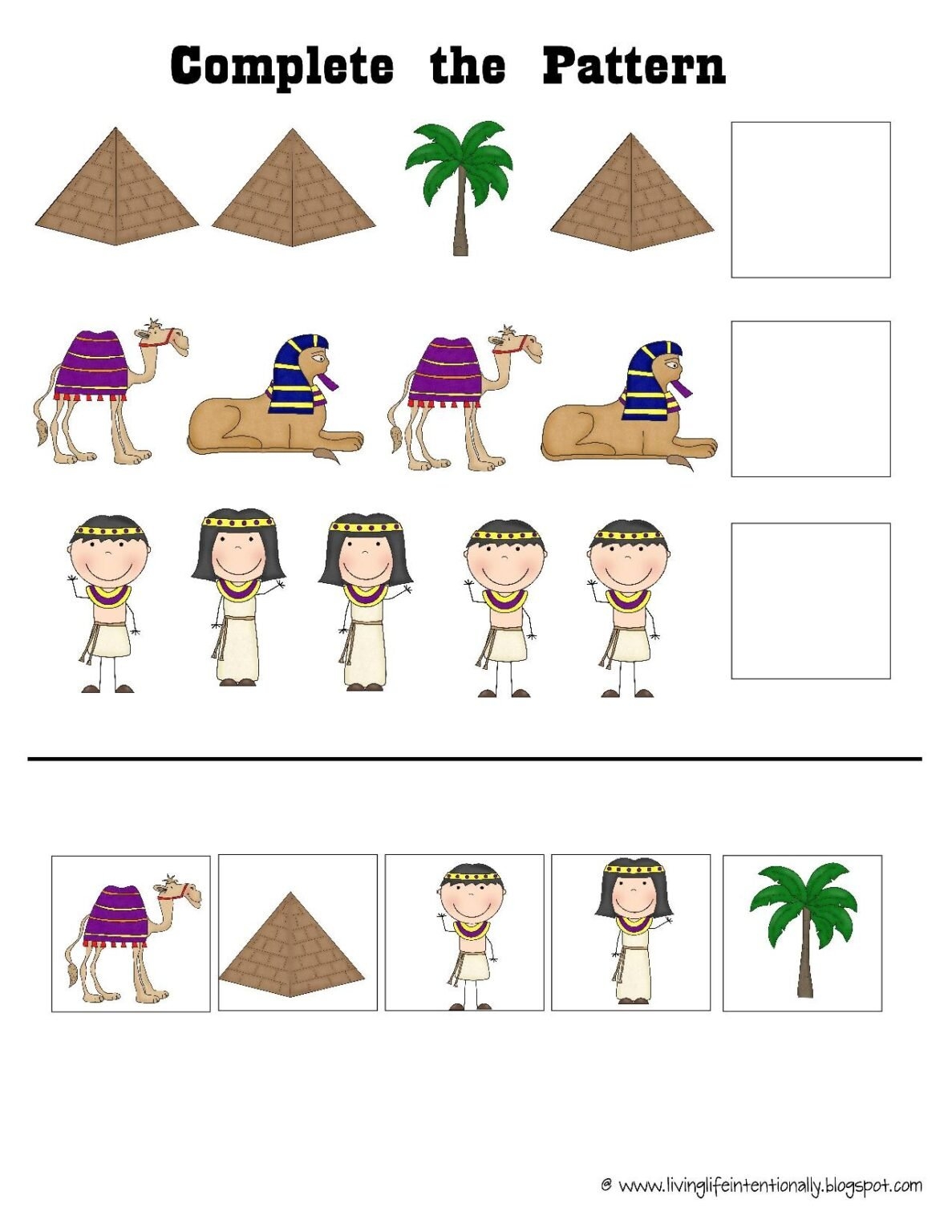 Ancient Egypt Printable Activities