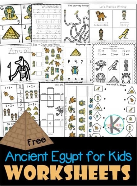 Ancient Egypt Printable Activities