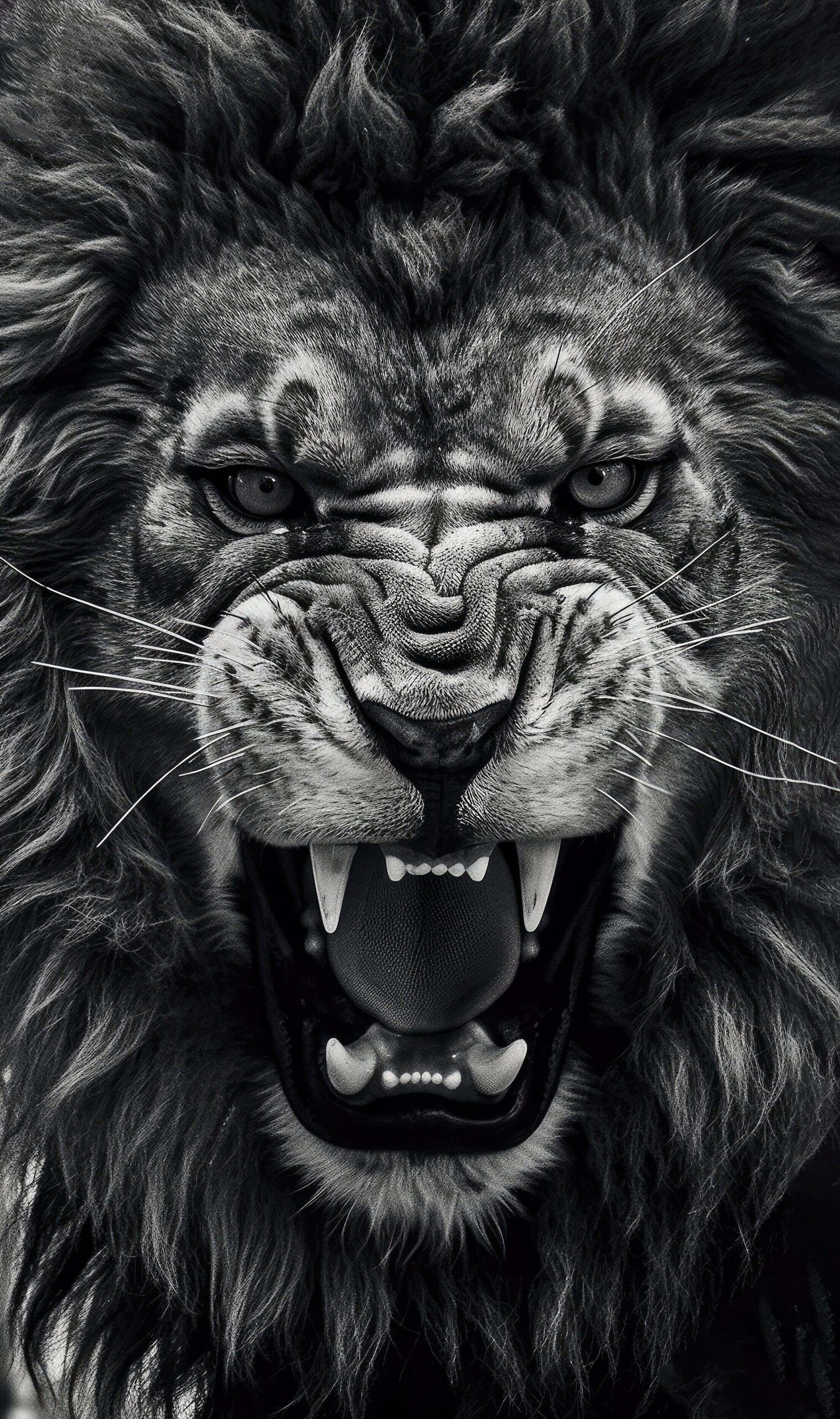 how to color a lion face