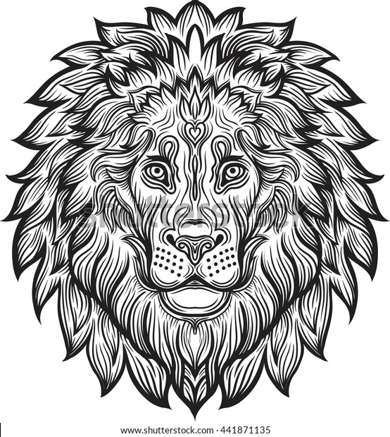 Animal Detailed Lion Coloring Pages Printable Coloring