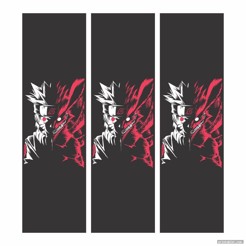 Anime Bookmarks Printable Gridgit