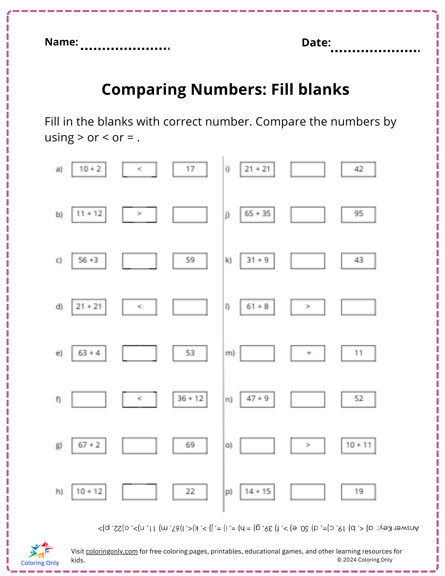 Australia Beaches Free Printable Worksheet